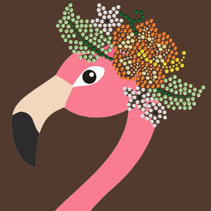 Flamingo with Flowers - Women's Tee