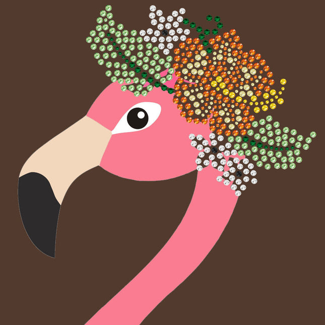 Flamingo with Flowers - Women's Tee