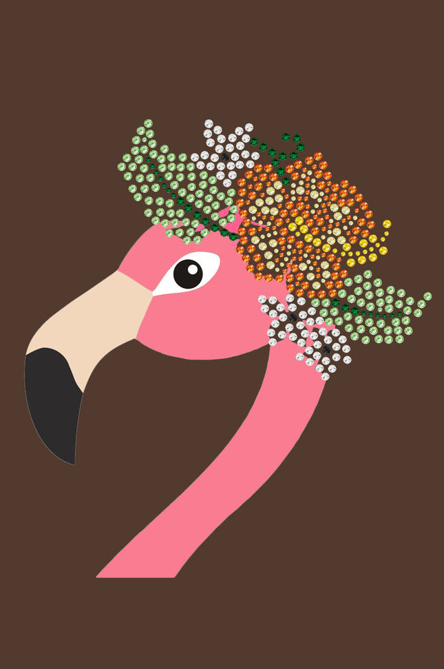 Flamingo with Flowers - Women's Tee