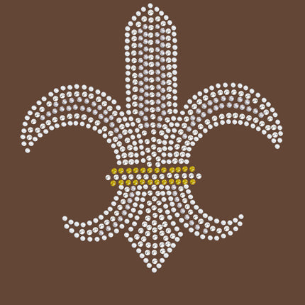 Fleur de Lis (Rhinestones & Nailheads) - Women's T-shirt