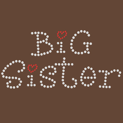 Big Sister with Red Heart - Women's T-shirt