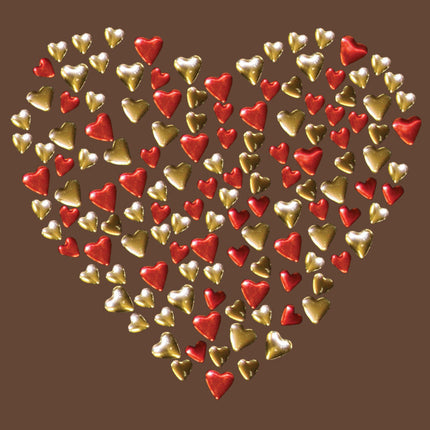 Red & Gold Nailhead Hearts - Women's T-shirt