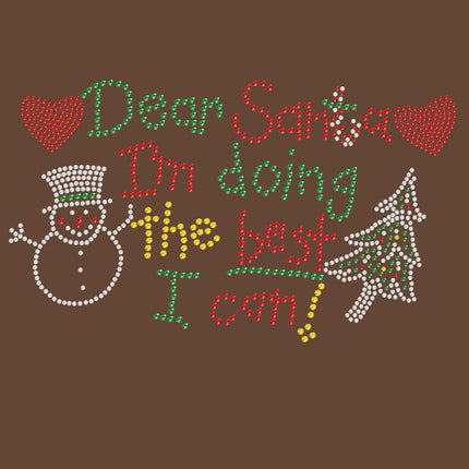 Dear Santa I'm Doing the Best I Can - Women's T-shirt