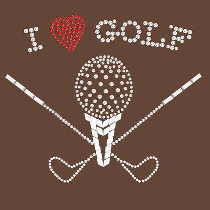 I Love Golf (Large) - Women's Tee