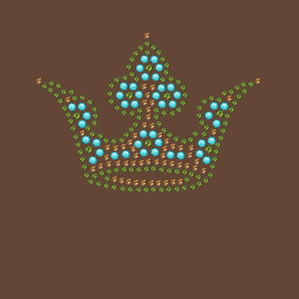 Crown 3 (Lime, Turquoise, & Brown) - Bndana