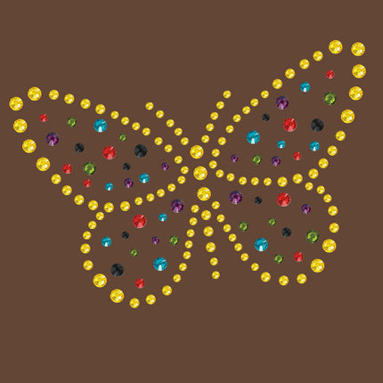 Yellow Dotted Butterfly - Women's T-shirt