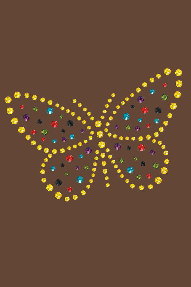 Yellow Dotted Butterfly - Women's T-shirt