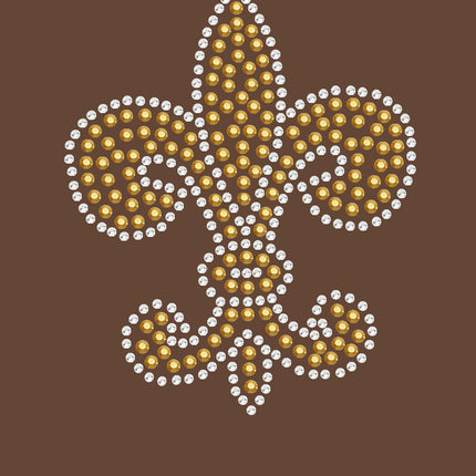 Fleur de Lis (Gold Rhinestuds) - Women's T-shirt