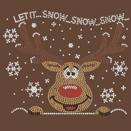 Let it Snow - Red Nose Reindeer - Bandana