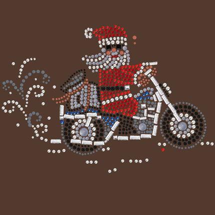 Santa on Motorcycle - Women's Tee