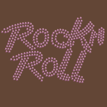 Rock n Roll (Pink Rhinestuds) - Women's T-shirt