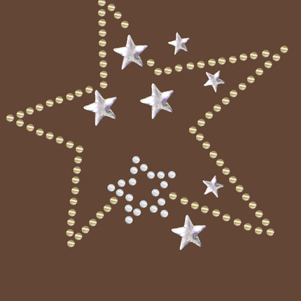 Gold & Silver Stars - Bandanna