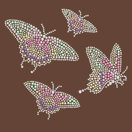 Pastel Butterflies - Women's T-shirt