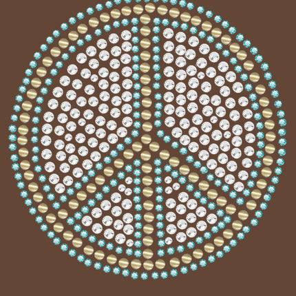 Peace Sign (Blue) - Bandanna