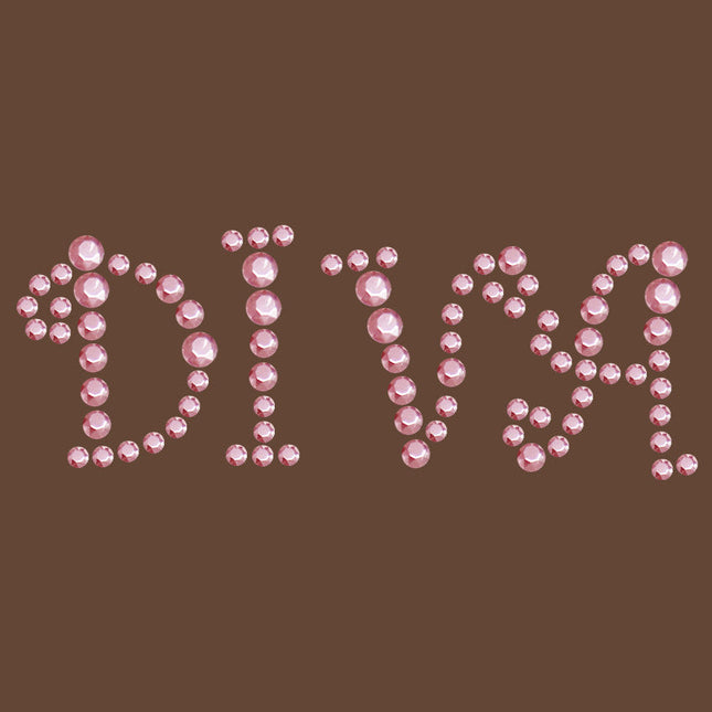 Diva (Pink Rhinestuds) - Women's T-shirt