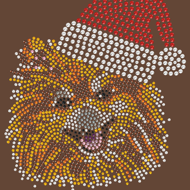 Pomeranian with Santa Hat - Women's T-shirt