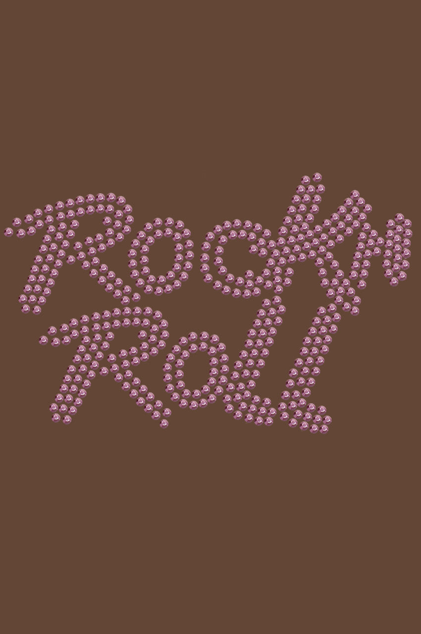 Rock n Roll (Pink Rhinestuds) - Bandanna Brown