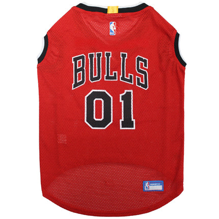 Chicago Bulls Mesh Basketball Jersey by Pets First