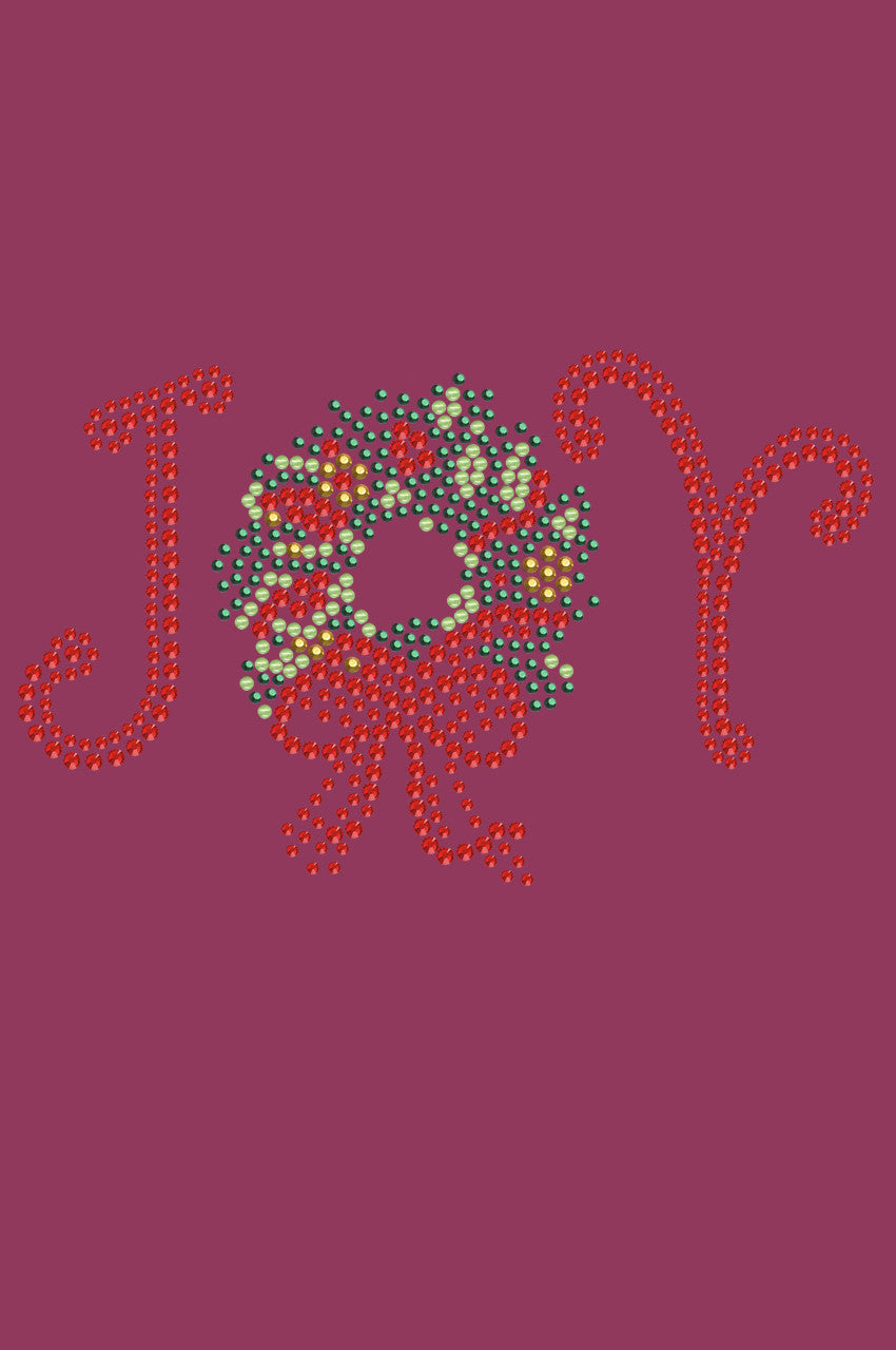 Joy Christmas Wreath - Bandana