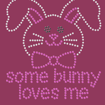 Some Bunny Loves Me (Pink) - Bandanna