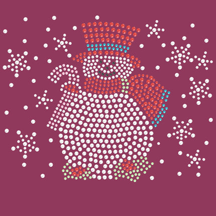 Snowman with Snowflakes - Bandana