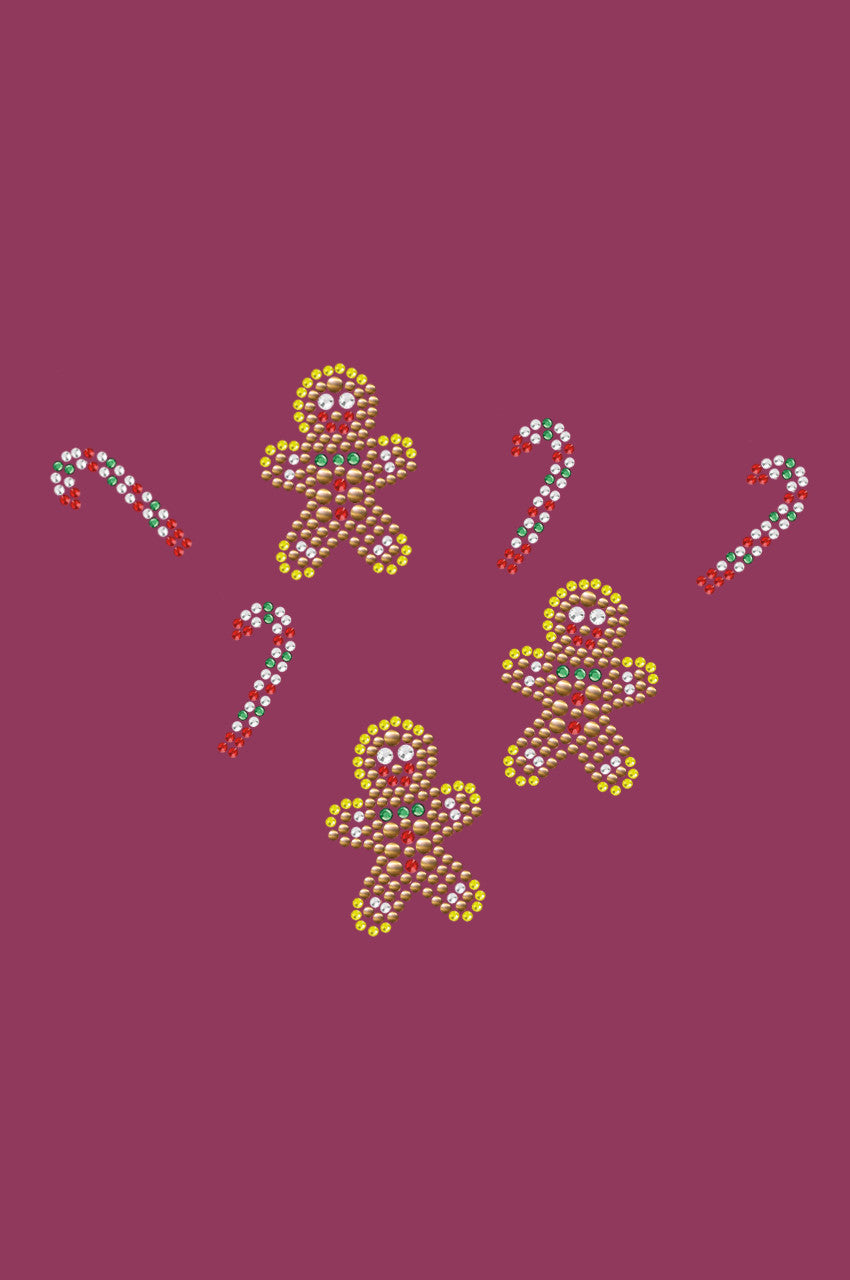 Gingerbread Men & Candy Canes - Bandana