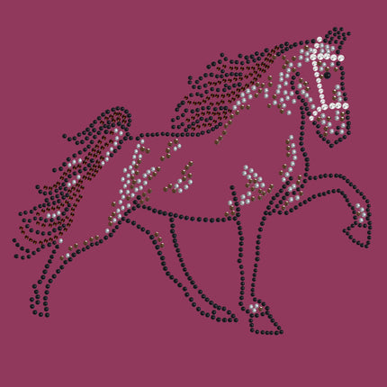 Horse (Brown Rhinestuds) - bandana