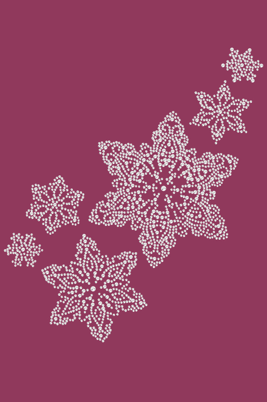 Rhinestone Snowflakes - Bandana