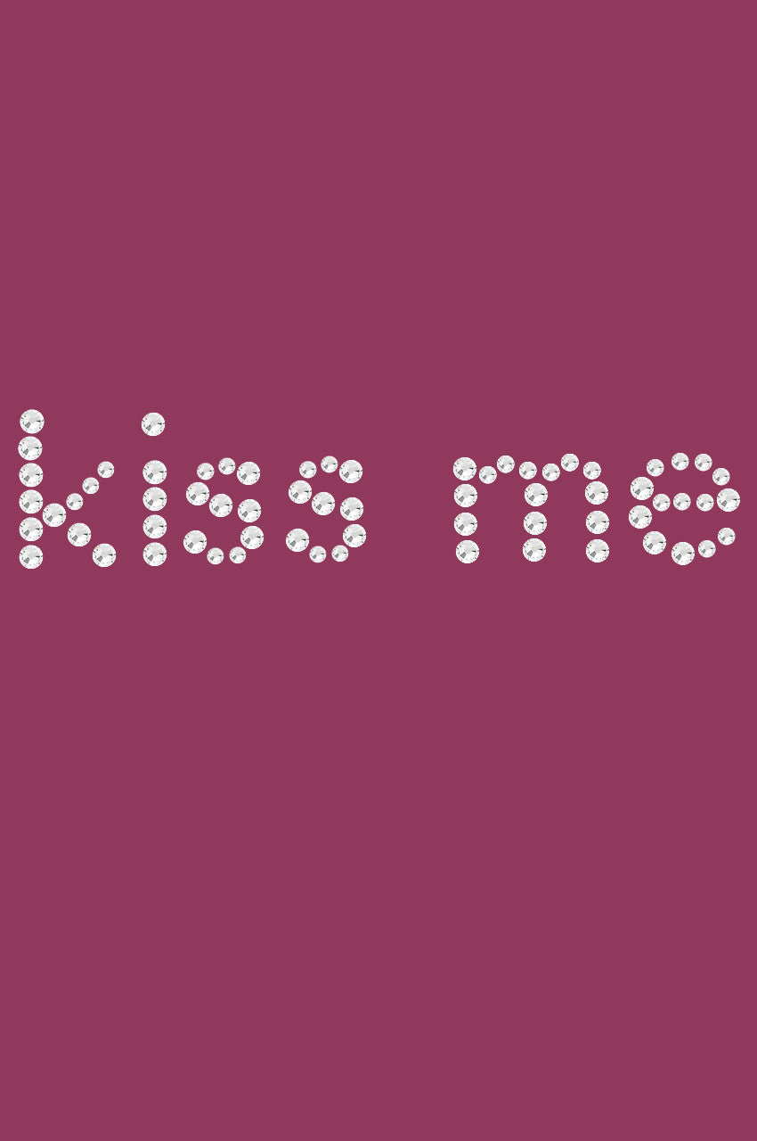 Kiss Me Bandanna Burgundy