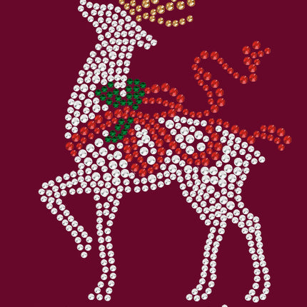 Reindeer with Red Bow - Bandana