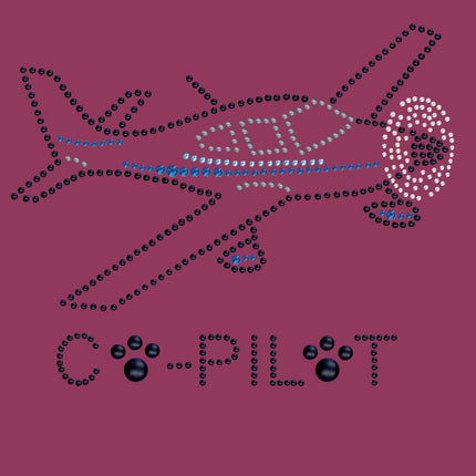 Co-Pilot Airplane (black) - Bandana