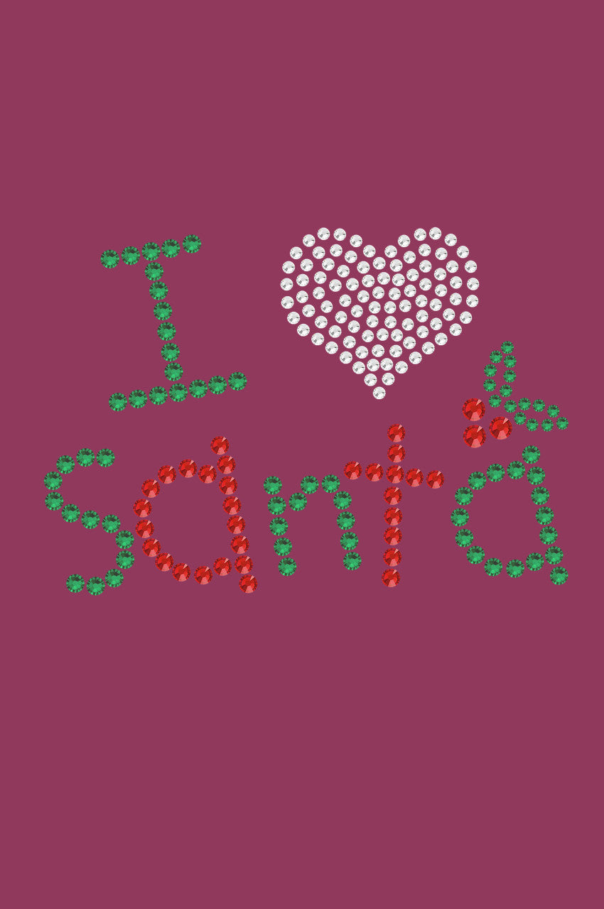 I Love Santa - Bandana