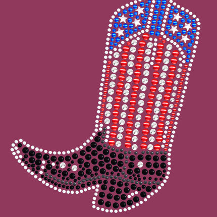 Boot (Red, White, & Blue) - bandana