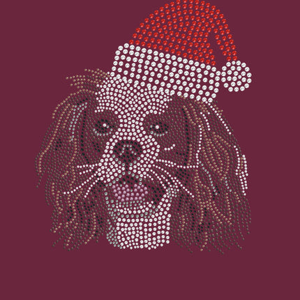 Cavalier King Charles Spaniel with Santa Hat - Bandana