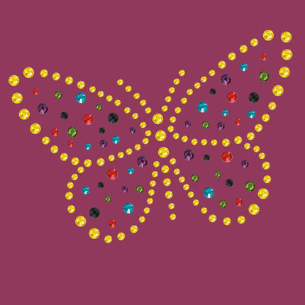 Yellow Dotted Butterfly - Bandanna