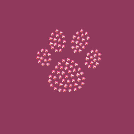 Paw (Pink Rhinestuds) bandana