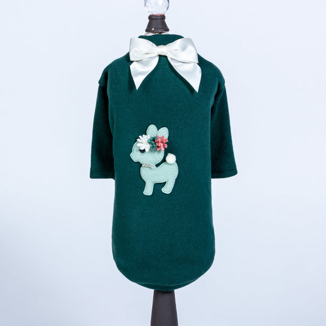 Baby Deer Dog Tee (Green)