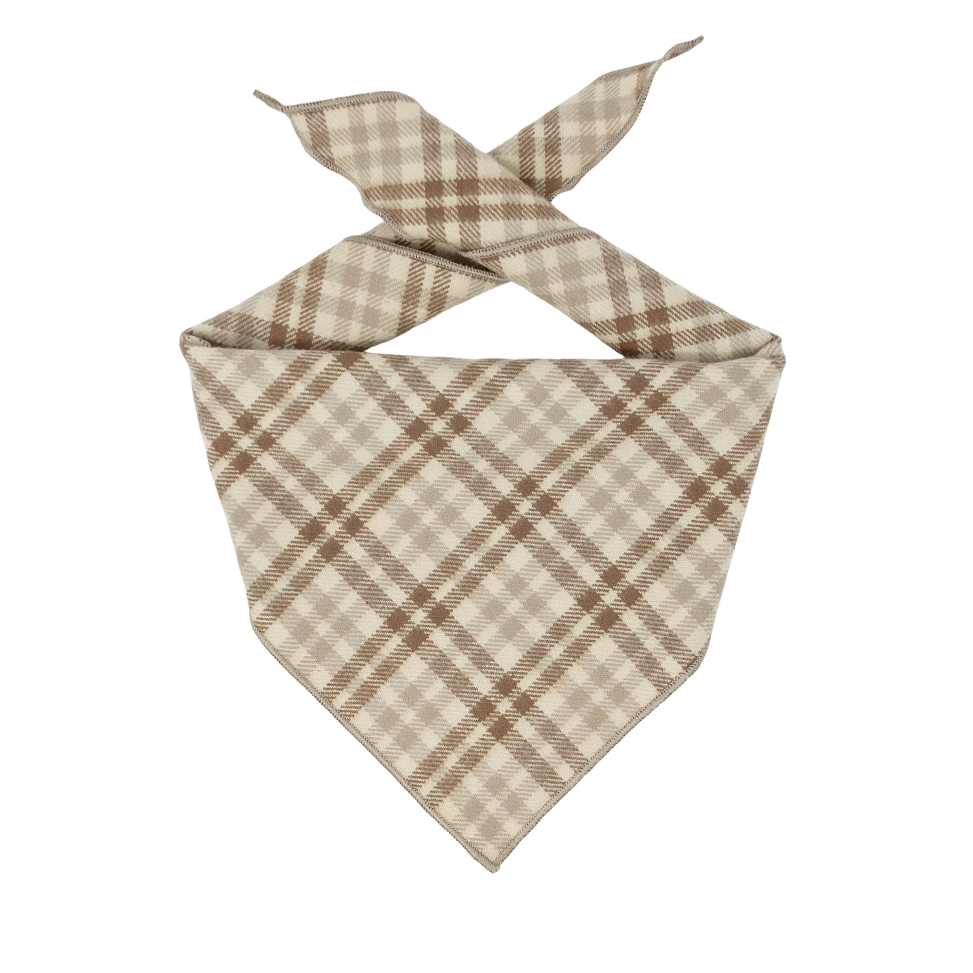 Beige Plaid Flannel HT Animal Supply