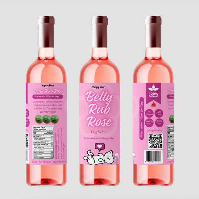 Belly Rub Rosé Dog Wine