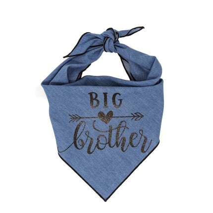 Big Brother - Denim Dog Bandana