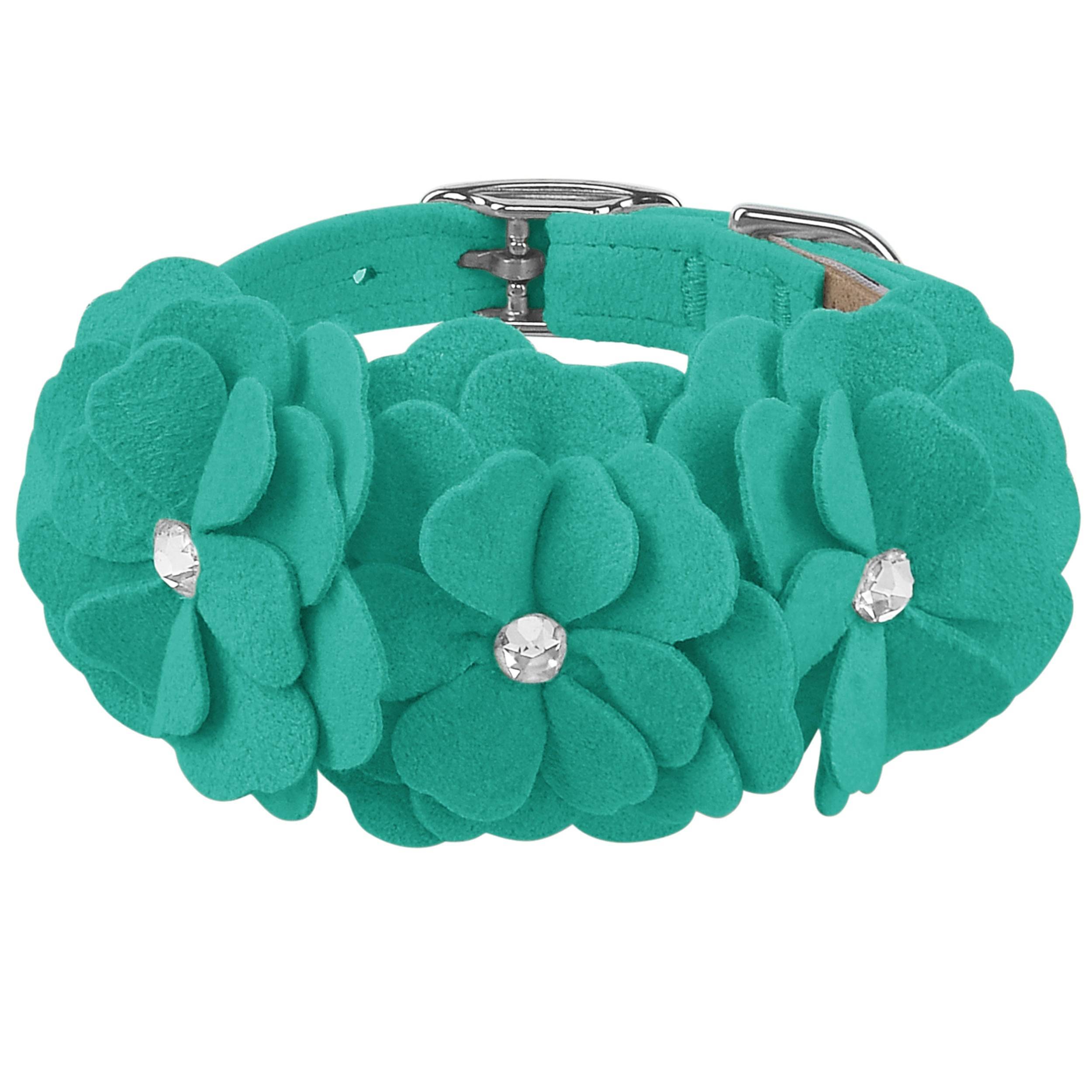 Tinkie's Garden Flower Collar Bimini Blue