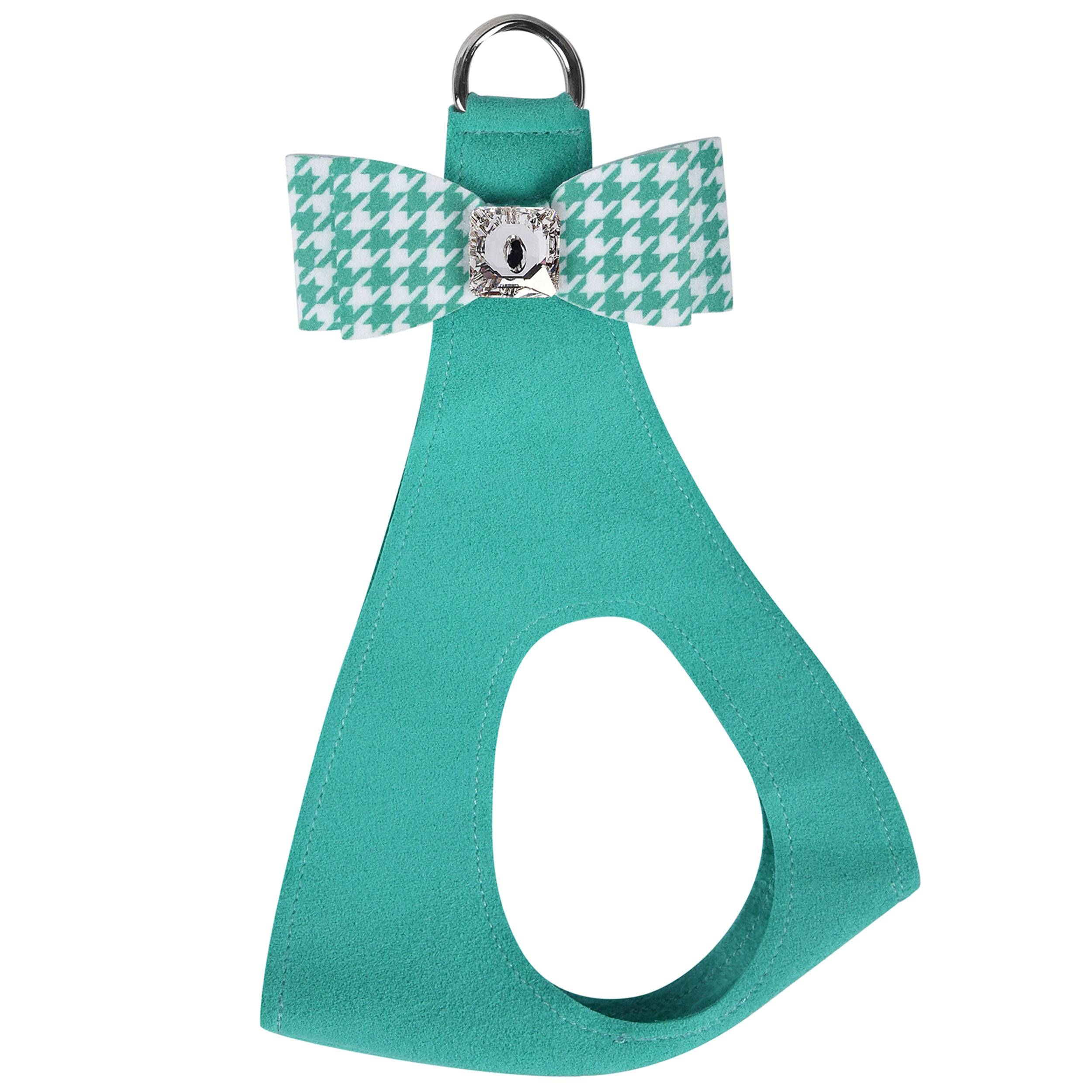 Bimini Houndstooth Big Bow Step In Harness Bimini Blue