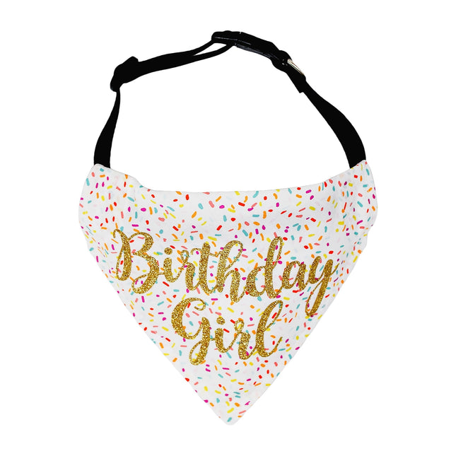 Birthday Girl Sprinkles Dog Bandana