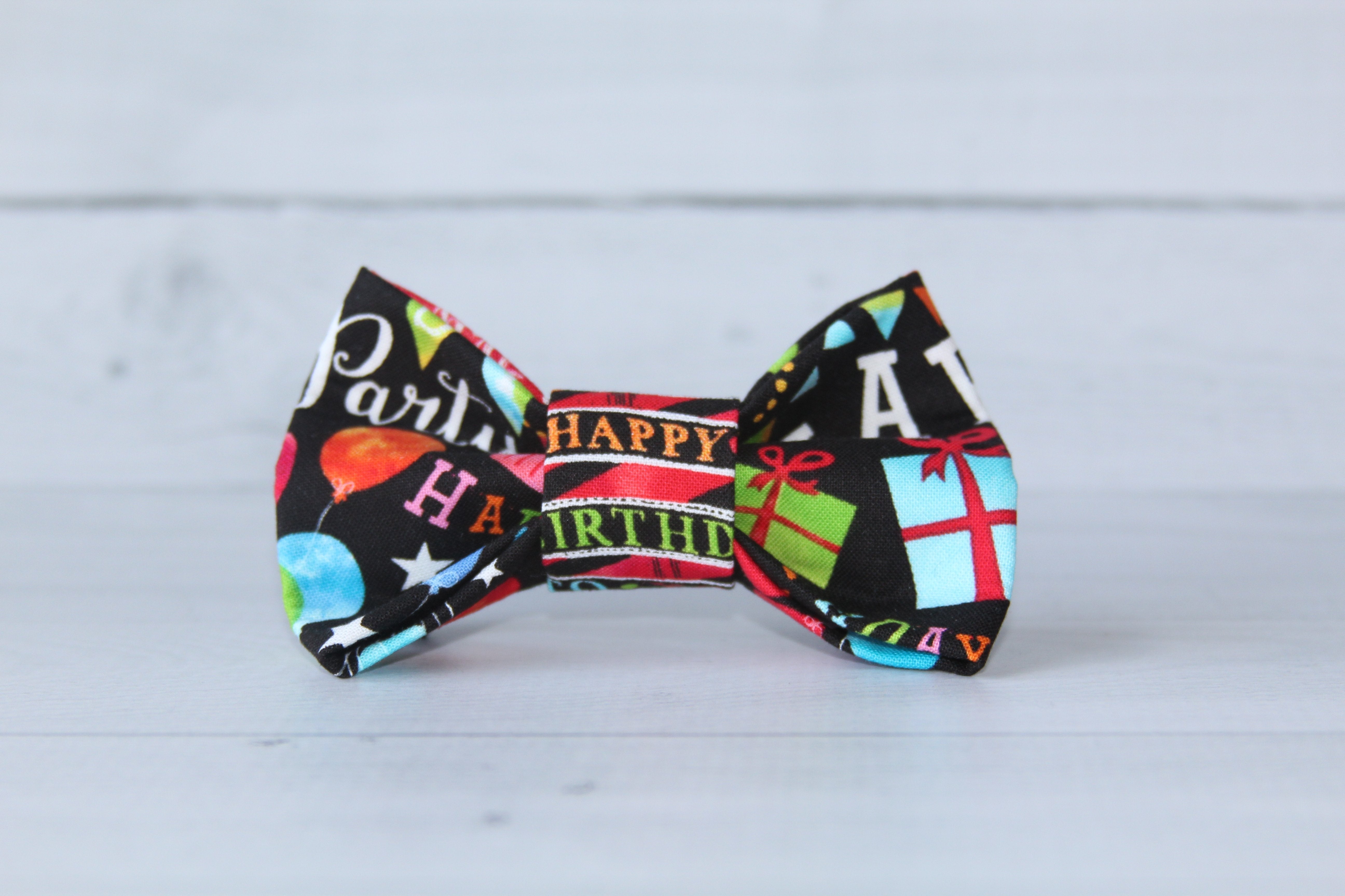 Birthday Party Dog Bow Tie