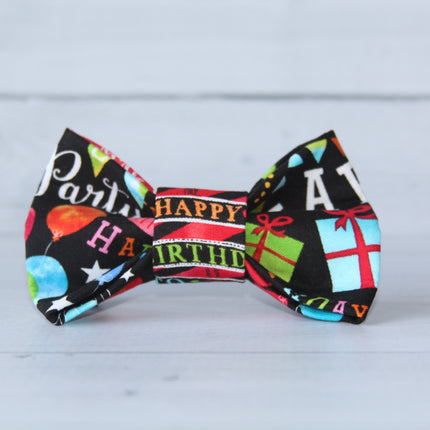 Birthday Party Dog Bow Tie