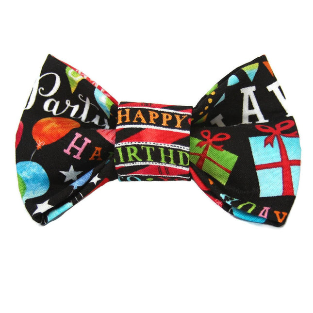 Birthday Party Dog Bow Tie