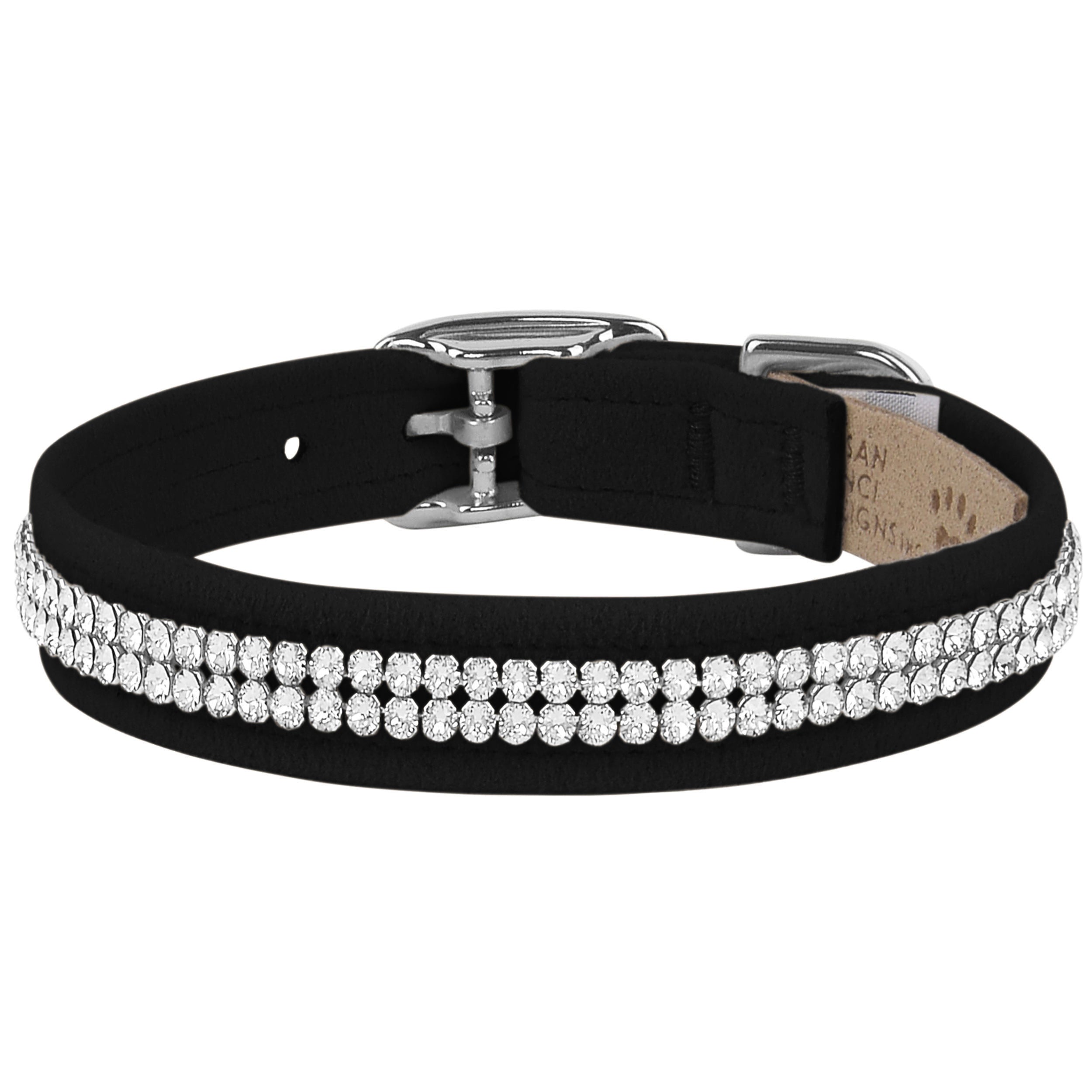 2 Row Giltmore Collar Black