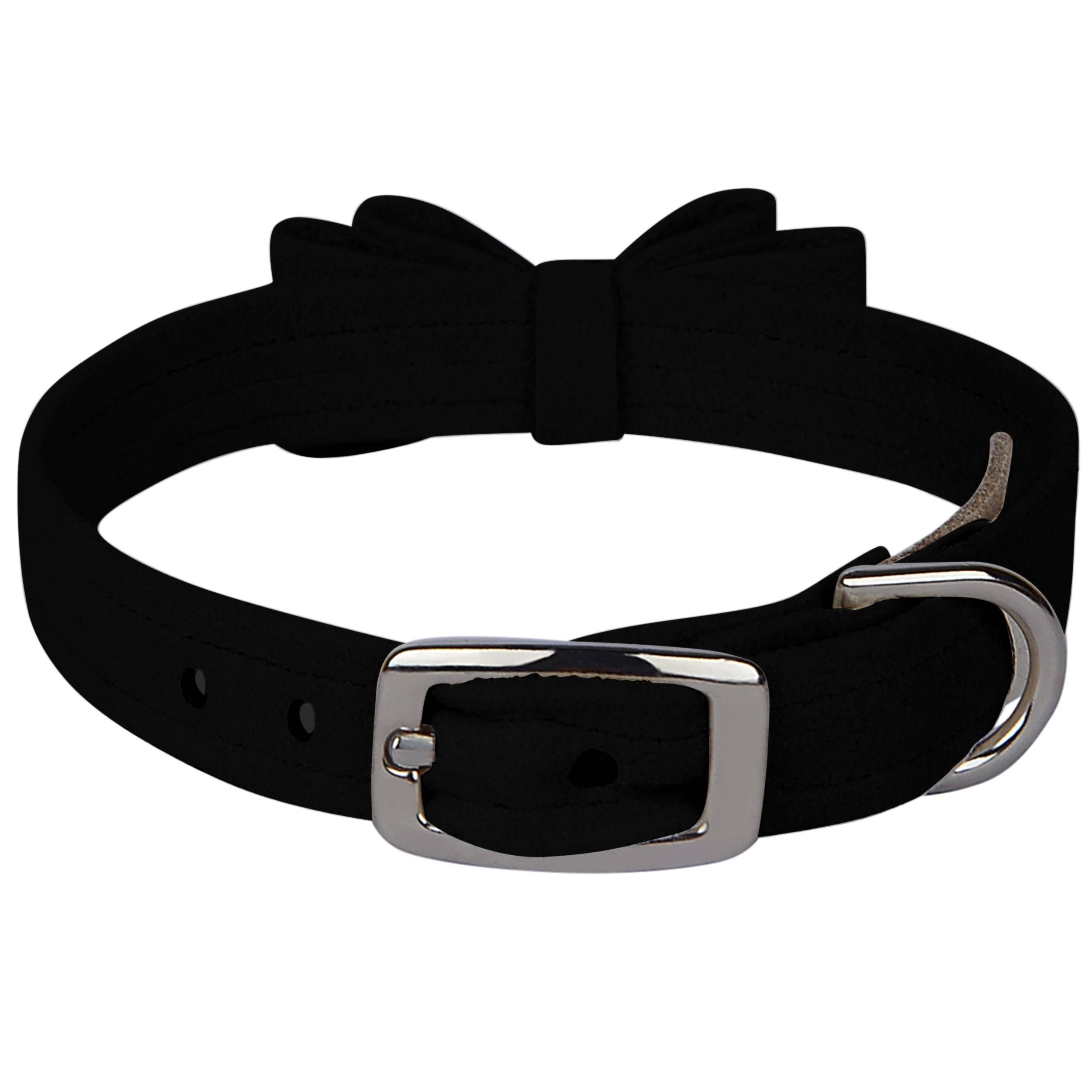 Big Bow Collar Black