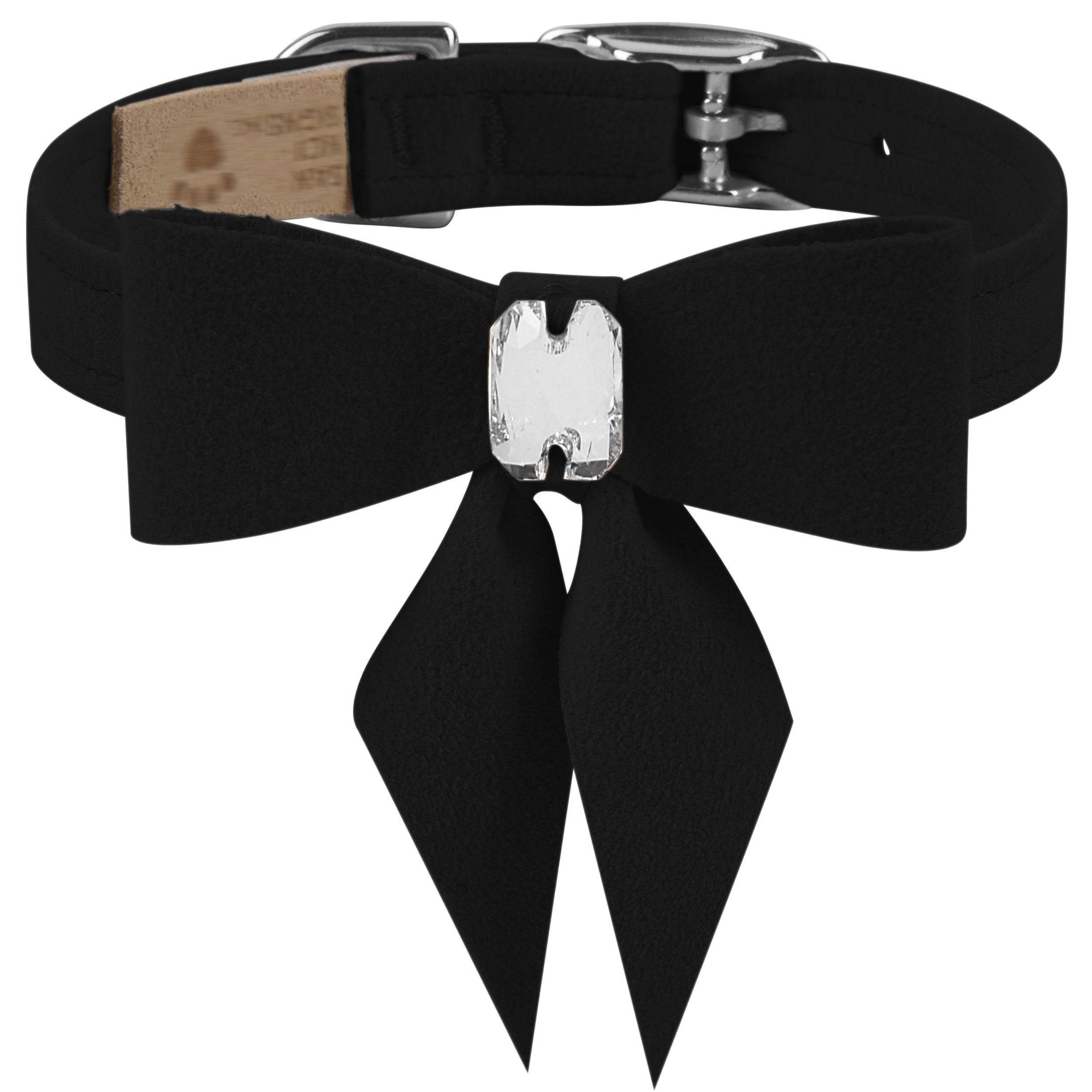 Tail Bow Collar Black