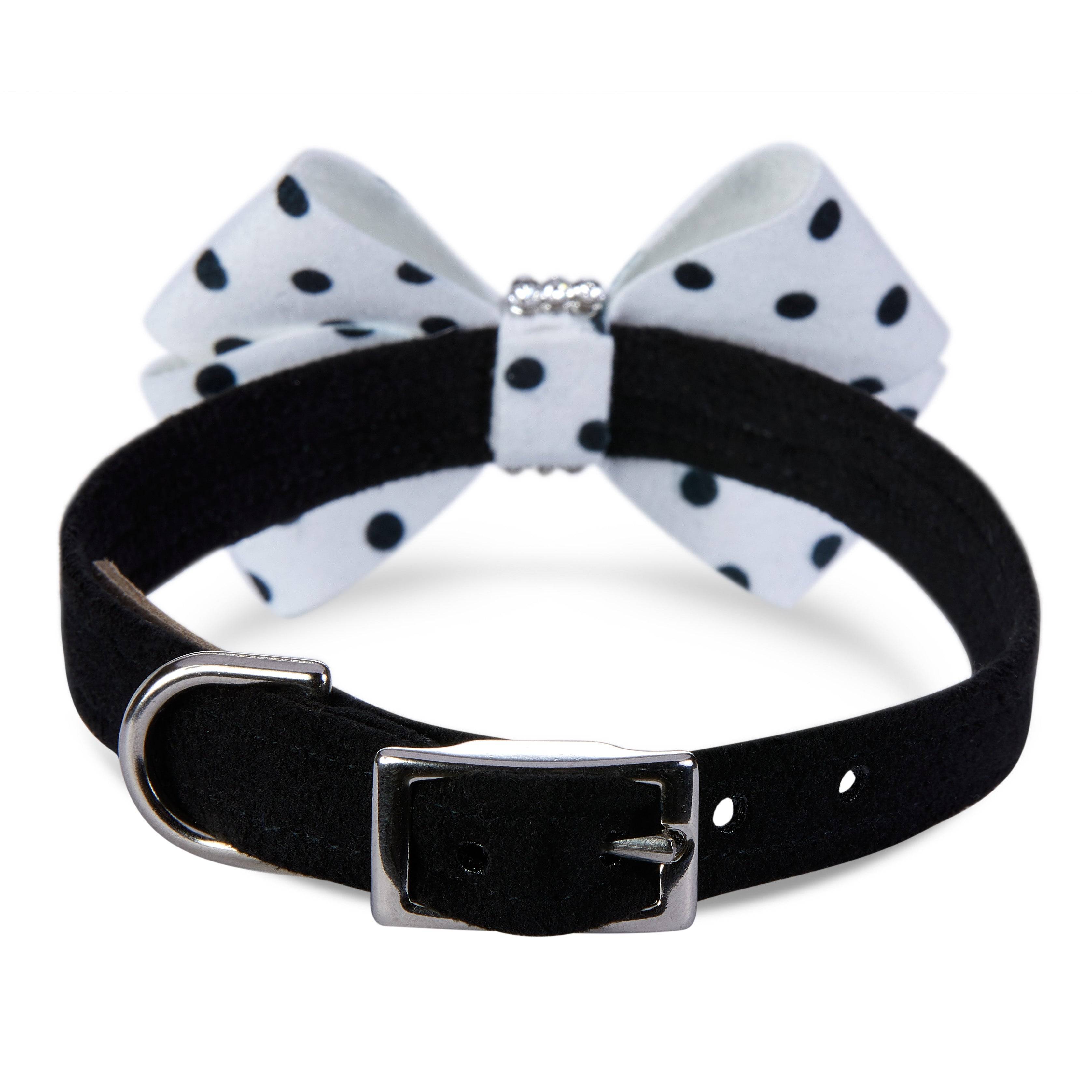 Polka Dot Nouveau Bow Collar